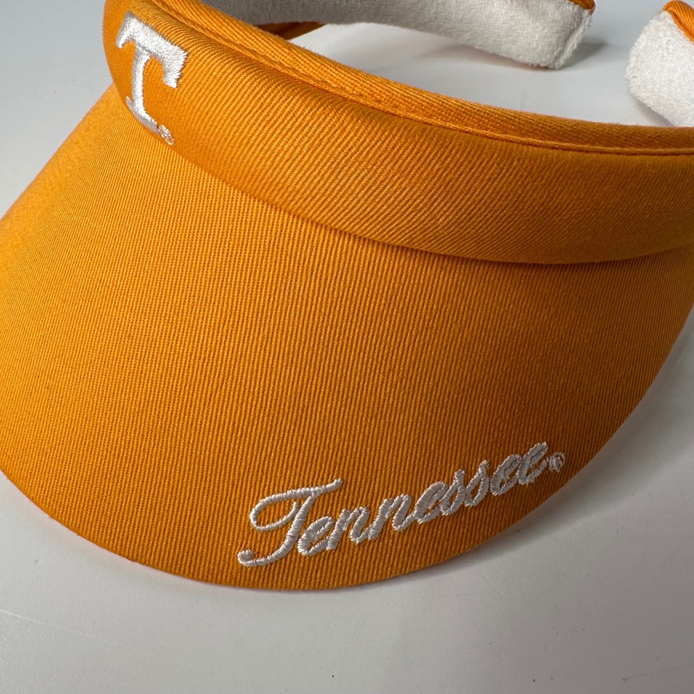 Tennessee Volunteers Orange Sun Visor Cotton‎ Hat Vols T Logo Retro Collegiate
